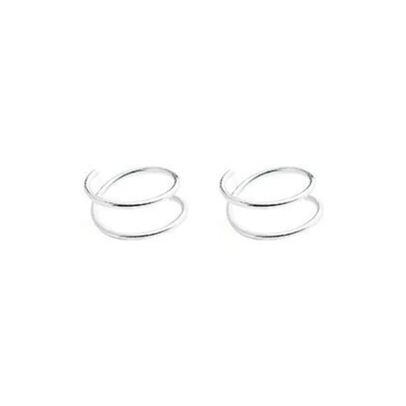 MIDNIGHT MOMENT S999 Silver Earrings Unisex-6
