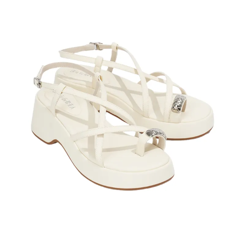 Shoe Lady One Strap Sandals 5.5 Women's-2