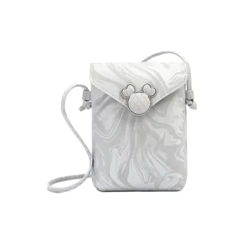 POLG PU Shoulder Bag Women's Silver Gray