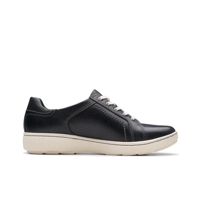 Clarks Anti Slip Wear Resistant Low Top Casual Shoes Women's Black-1