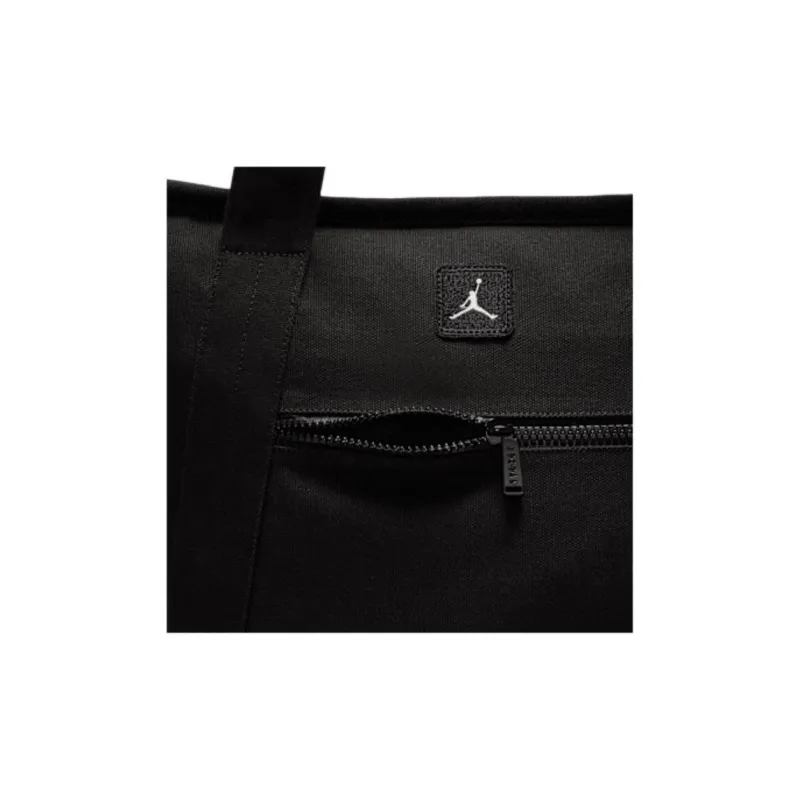 Jordan Jumpman Cotton Tote Bag, Shopping Bag, Shoulder Bag, Handbag Unisex Black-5