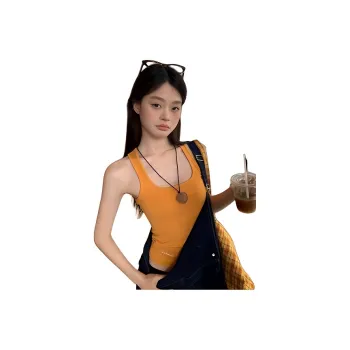 Aimilian Tank Tops Women's Orange