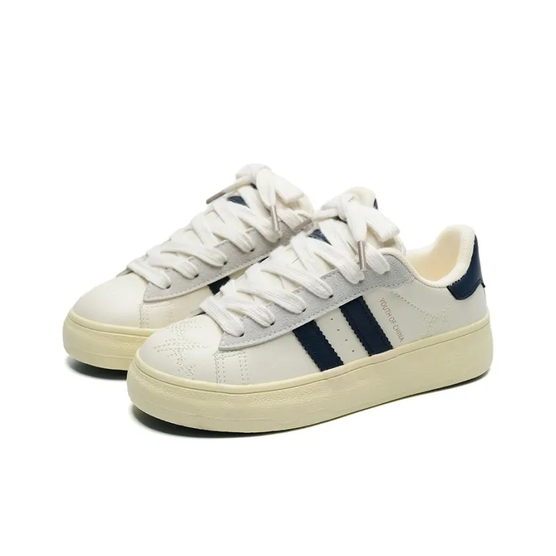 PIYOPIYO Low Top Skateboard Shoes Women's Blue-5