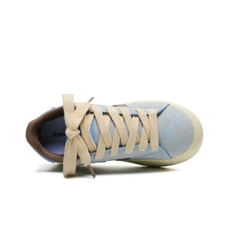 PIYOPIYO Low Top Skateboard Shoes Women's Blue-2