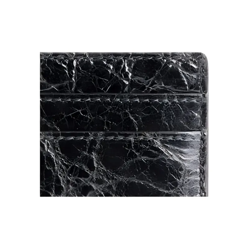 Balenciaga Le City Lambskin Card Holder Women's Steel Gray-4
