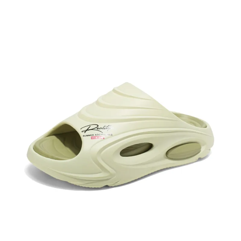 Colorful Creations EVA Cut Out Slip Resistant Abrasion Resistant Quiet Slide Slippers Unisex-9