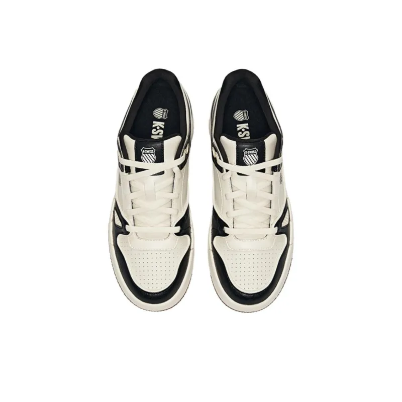 KSWISS Low Top Skateboard Shoes Men's Black White-2