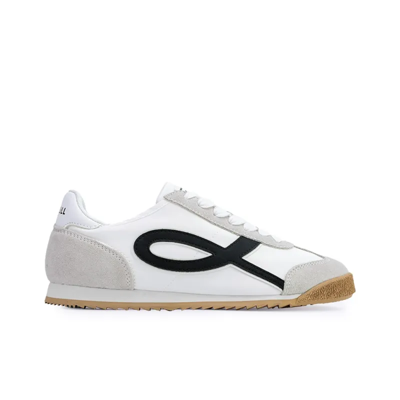 GLO BULL Slip Resistant, Abrasion Resistant, Breathable Low Top Casual Shoes Men's White Black-1
