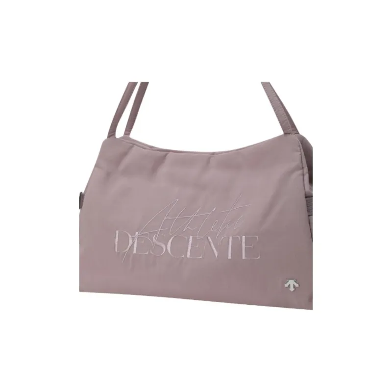 DESCENTE Nylon Handbag, Shoulder Bag Large Size Women's Pink Purple-5