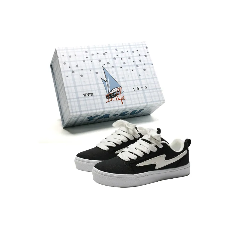 Yalu Wear resistant And Lightweight Low Top Skateboard Shoes Unisex-7