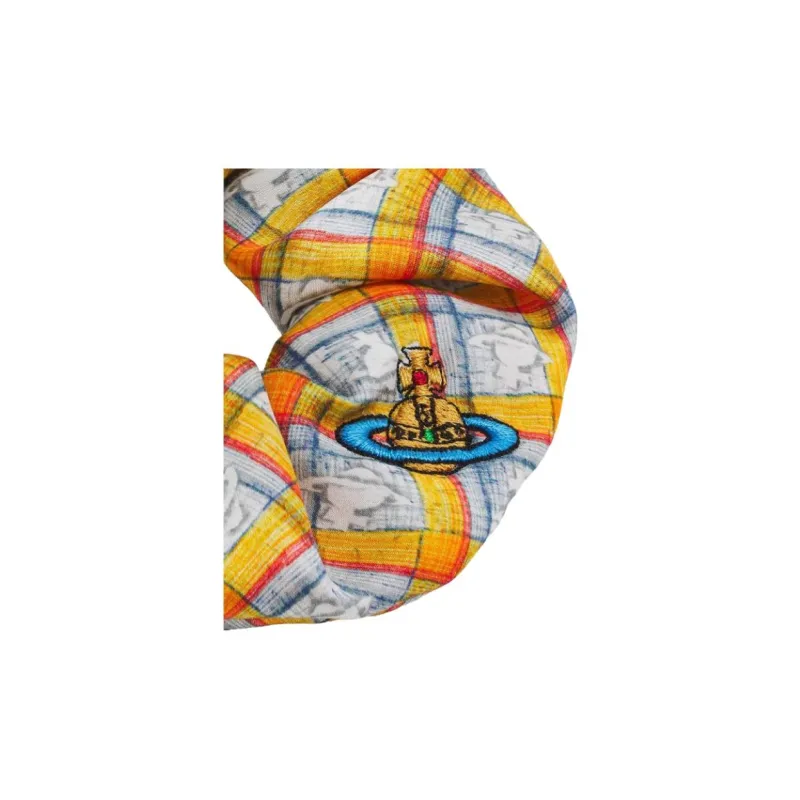 Vivienne Westwood Silk Hair Tie Women's Yellow-1