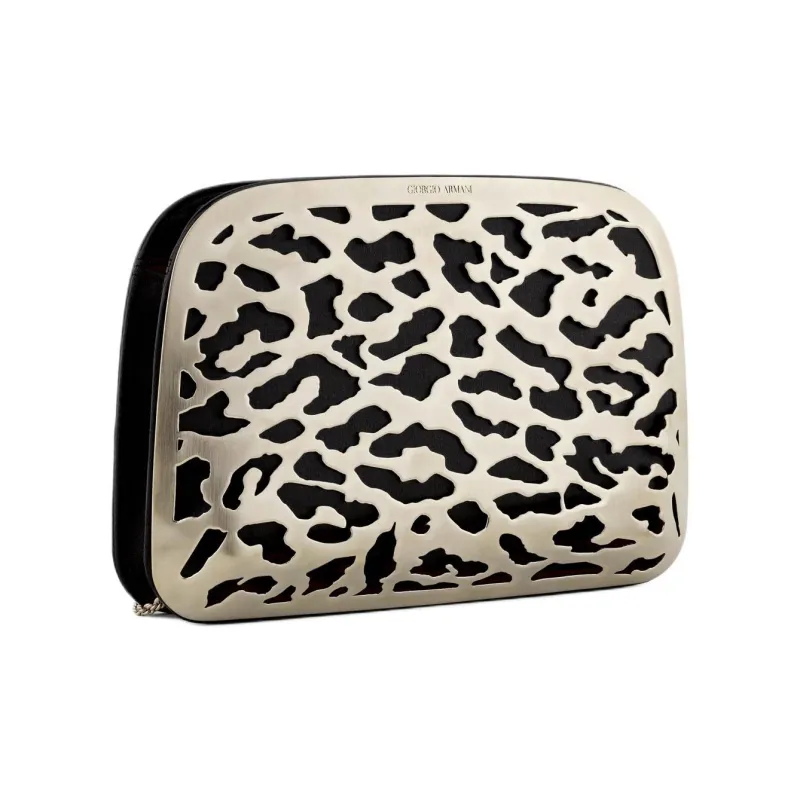 AMANI La Prima Viscose Clutch, Crossbody Bag, Shoulder Bag Women's Black White-1