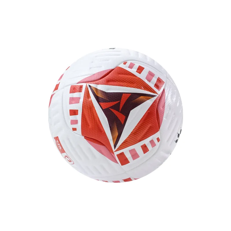 KELME Size 5 Ball Soccer PU Unisex White Red-1