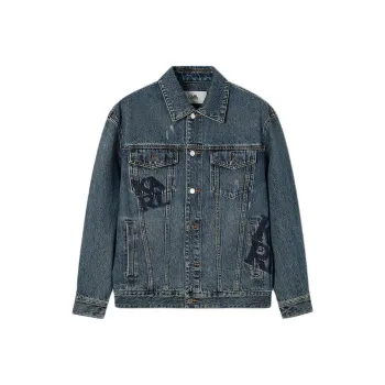 KARL LAGERFELD Denim Jacket Men's Blue