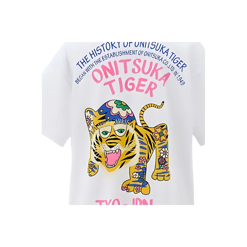 Onitsuka Tiger T Shirt Unisex White-2