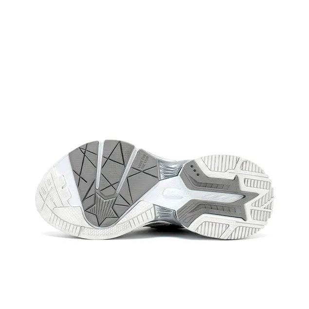 STARTER Anti Slip Wear Resistant Low Top Chunky Sneakers Unisex Silver-10