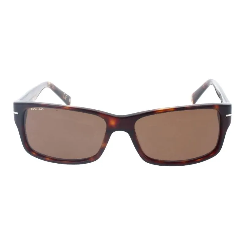 Polar Acetate Rectangular Sunglasses Unisex Tortoiseshell-0