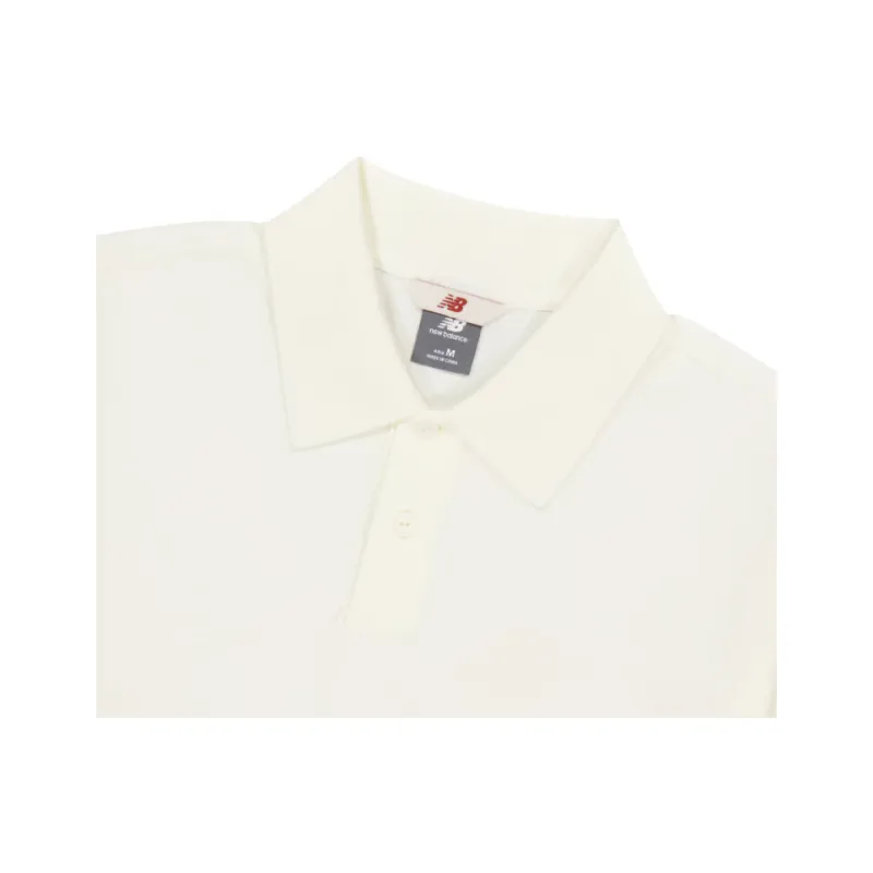 New Balance 1906 SS25 Polo Shirt Men's Ivory White-4