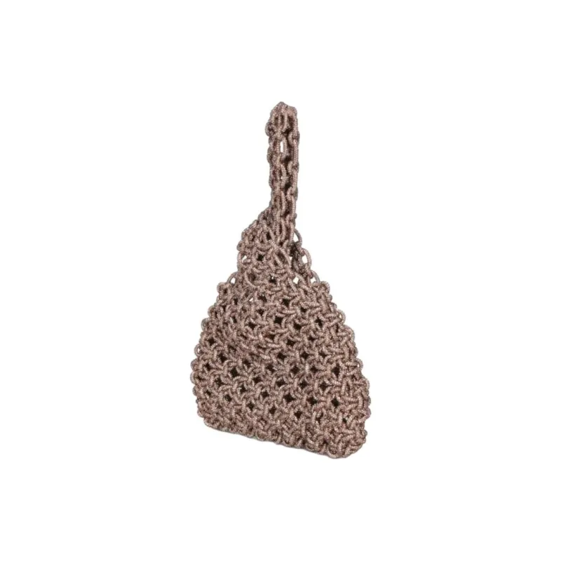 HIBOURAMA Resin Handbag Women's Rose Gold-1