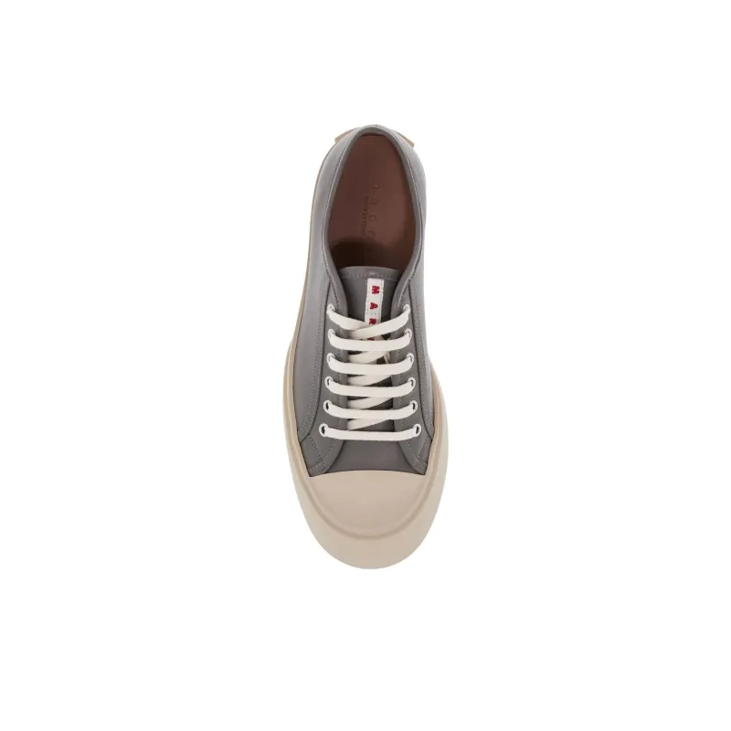 MARNI Logo Patch Lace Up Sneakers-4