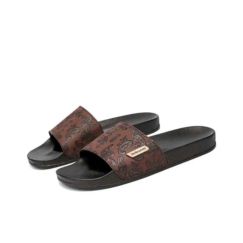 CHAOPAISHA Slip Resistant Abrasion Resistant Slide Slippers Men's-17
