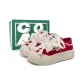 Red Beige Bowknot Box