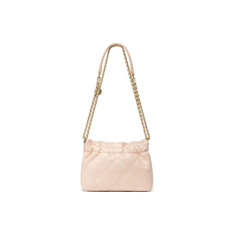 JUST STAR Synthetic Leather Portable Crossbody Bag, Shoulder Bag Regular Women's White/Pink/Black-14