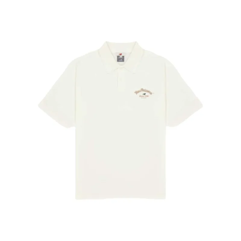 New Balance 1906 SS25 Polo Shirt Men's Ivory White-0
