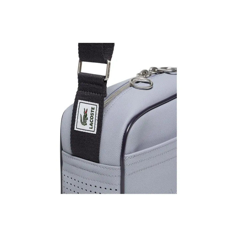 LACOSTE PVC Shoulder Bag Mini Unisex Sax Blue-3