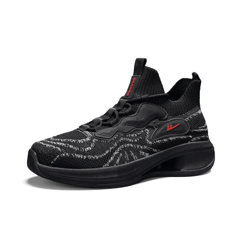 WARRIOR Running Shoes Men Low Top Red-1