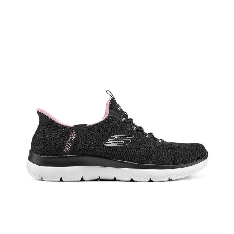Skechers SPORT WOMENS Anti Slip Wear Resistant Low Top Casual Shoes Women's Black-1