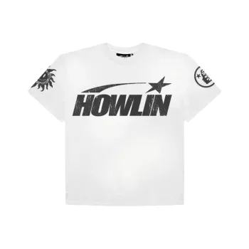 Hellstar x Howlin' Ray's T Shirt Men's White