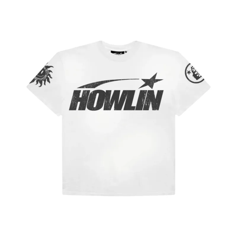 Hellstar x Howlin' Ray's T Shirt Men's White-0