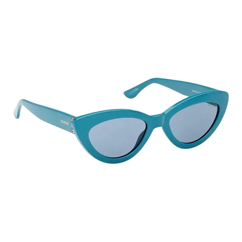 GUESS Cat Eye Sunglasses Women's Blue-1
