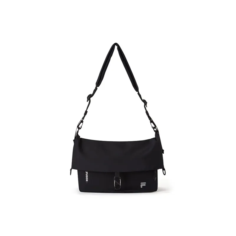 FILA FUSION Fabric Shoulder Bag Unisex Pitch Black BK-0