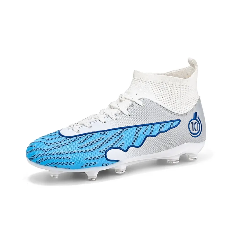 BIANSULONG FG Rubber Long Studs Artificial Ground Breathable Support Impact Resistant Soccer Shoes Unisex-2