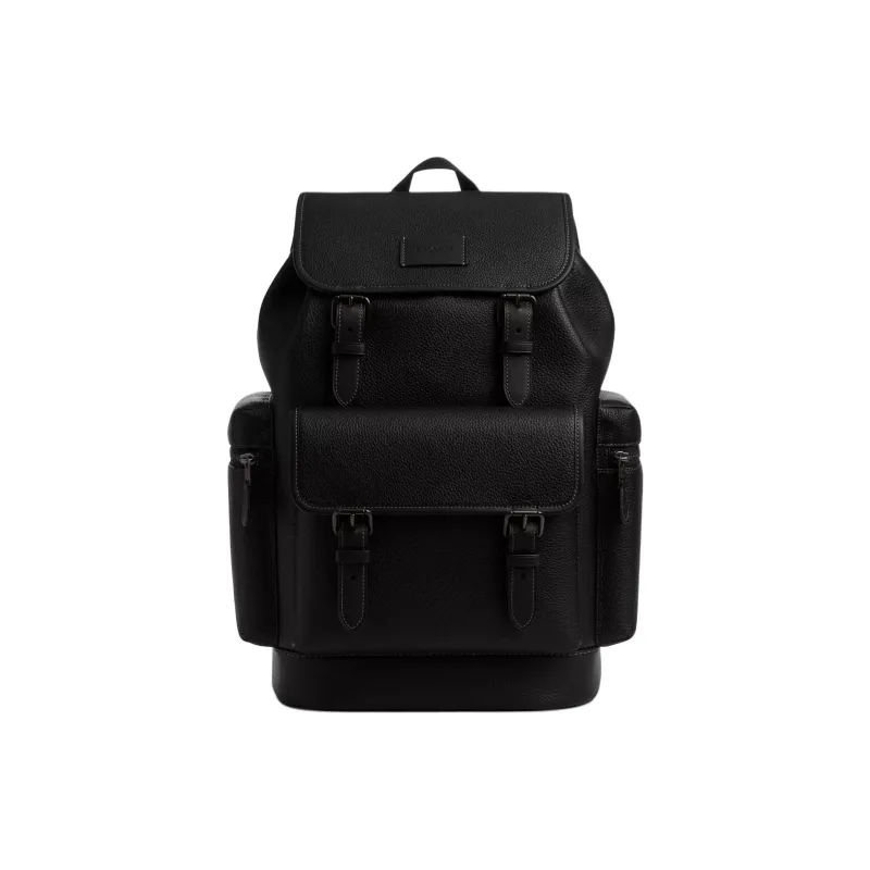 COACH Sprint Cow Leather Backpack Tubas Men's Black-0