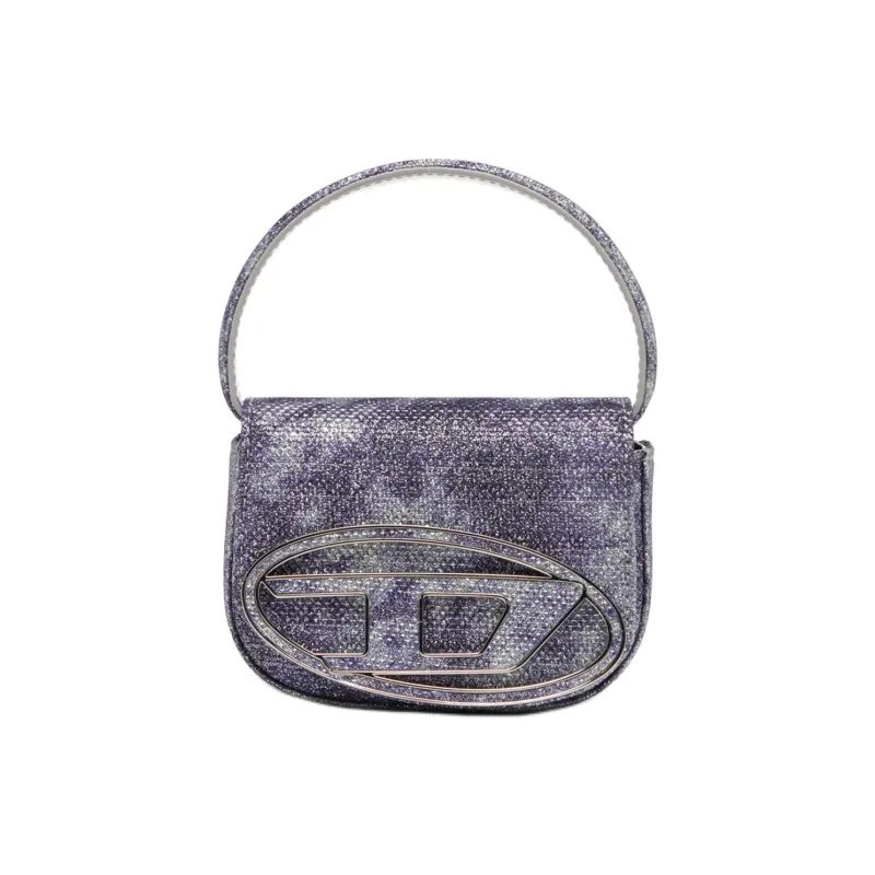 DIESEL Polyester Shoulder Bag, Crossbody Bag, Handbag Mini Women's Blue-0