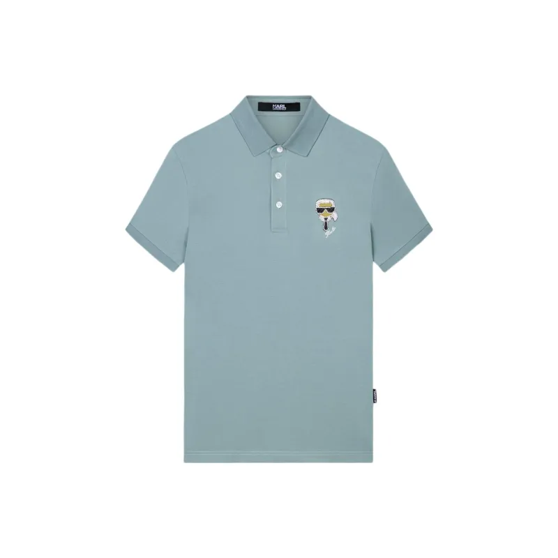 KARL LAGERFELD SS23 Polo Shirt Men's Green-0