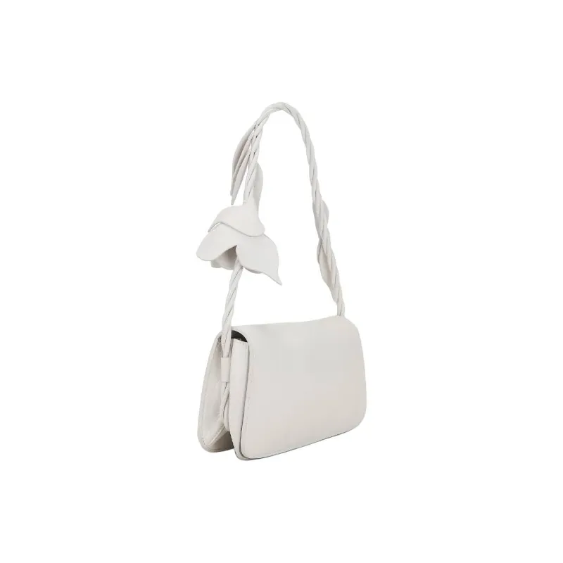 CULT GAIA Cow Leather Shoulder Bag Women's White-1