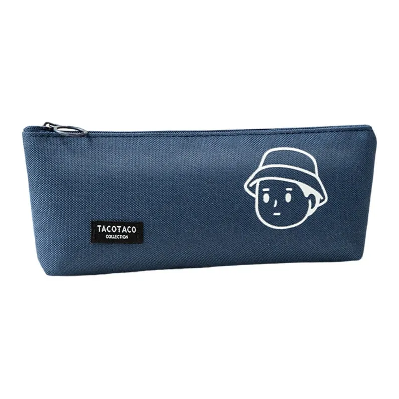 TACOTACO Large Capacity Minimalist Style Canvas Storage Bag Pencil Pouches & Cases-4