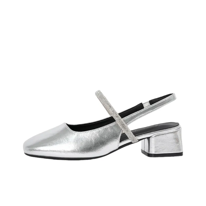 Shoe lady High Heels Women's Black, Beige, Red, Silver-6