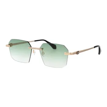PALM ANGELS Metal Acetate Irregular Shape Sunglasses Men's Gold