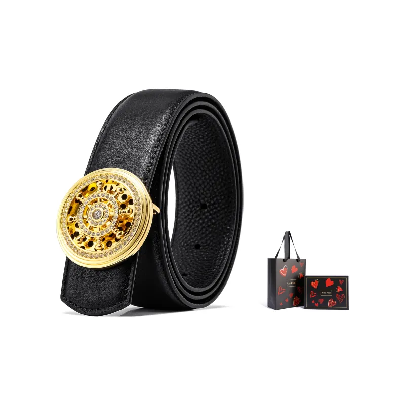 Ace Paul Cow Leather Belt Unisex Width 3.8cm-22