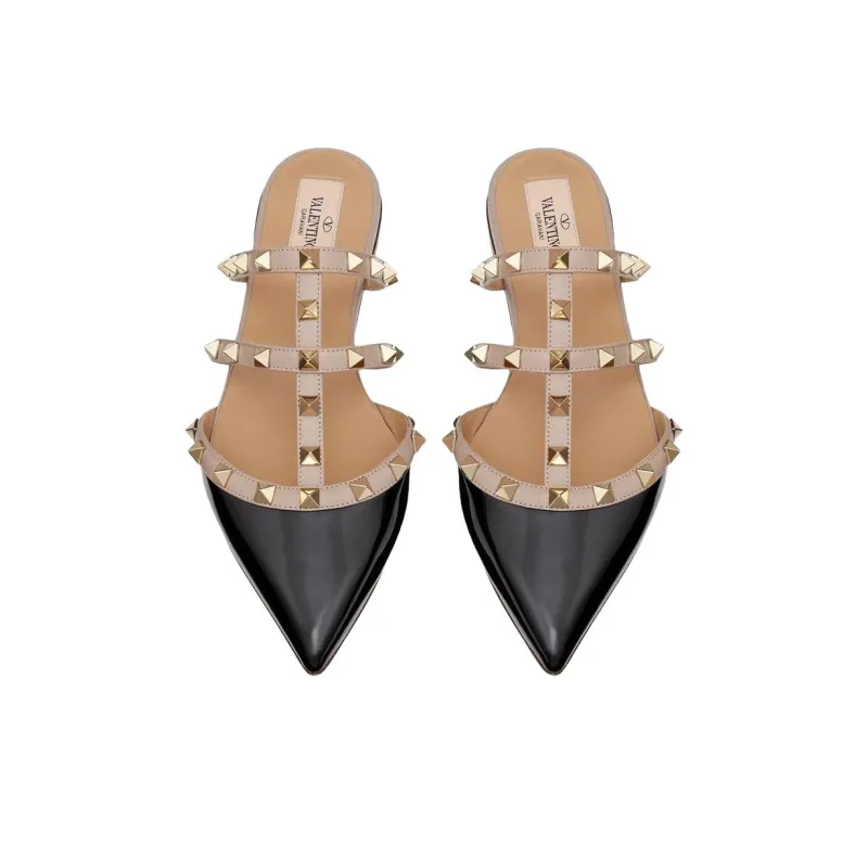 Valentino Closed Toe Slippers Women's Nude-3