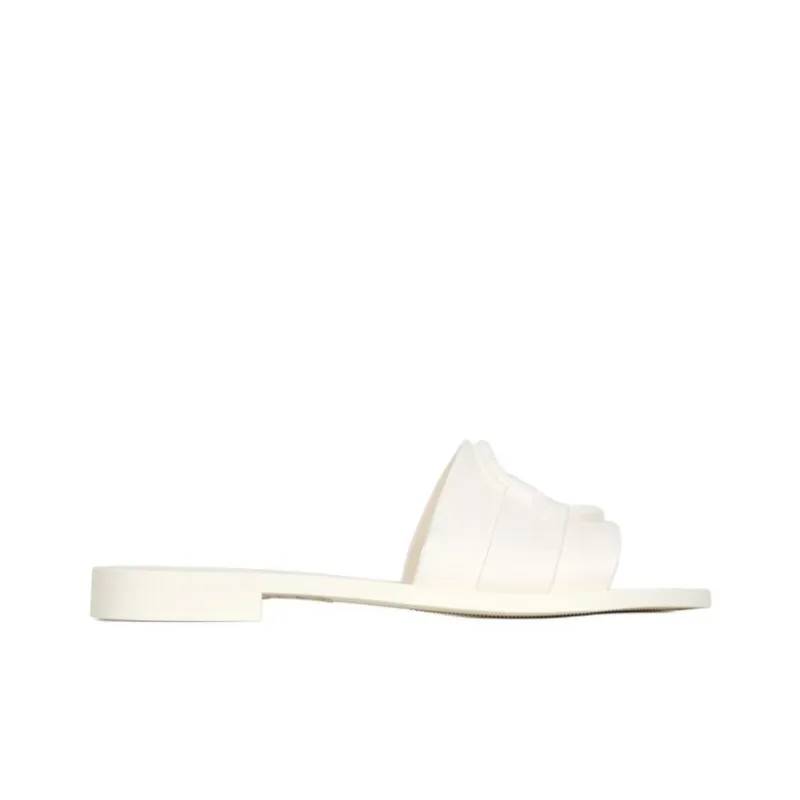 Moncler Slide Slippers Women's White-1