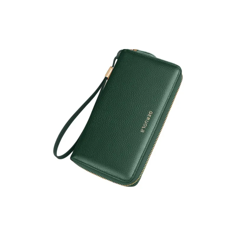 Gorora Top Grain Cow Leather Wallet Women's Multicolor-2