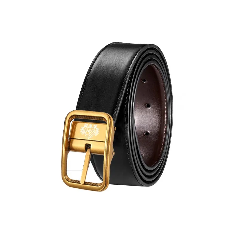 PAUL COSTELLOE Cow Leather Belts Unisex 3.5cm-4