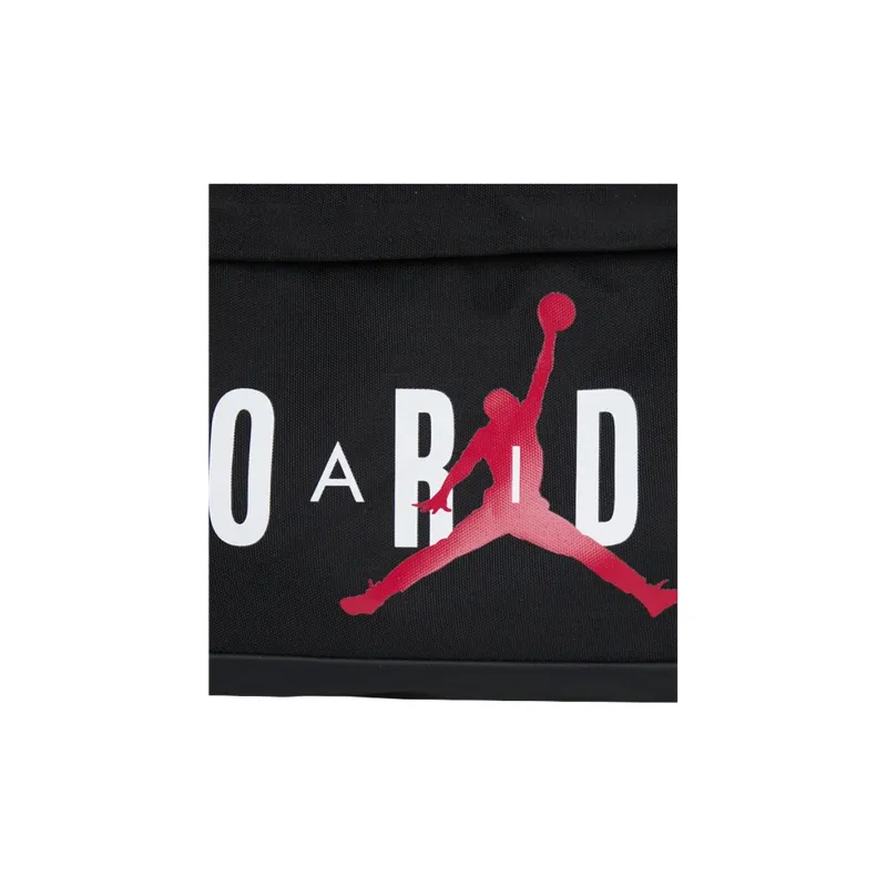 Jordan Polyester Travel Bag Unisex Black & Red & White-3