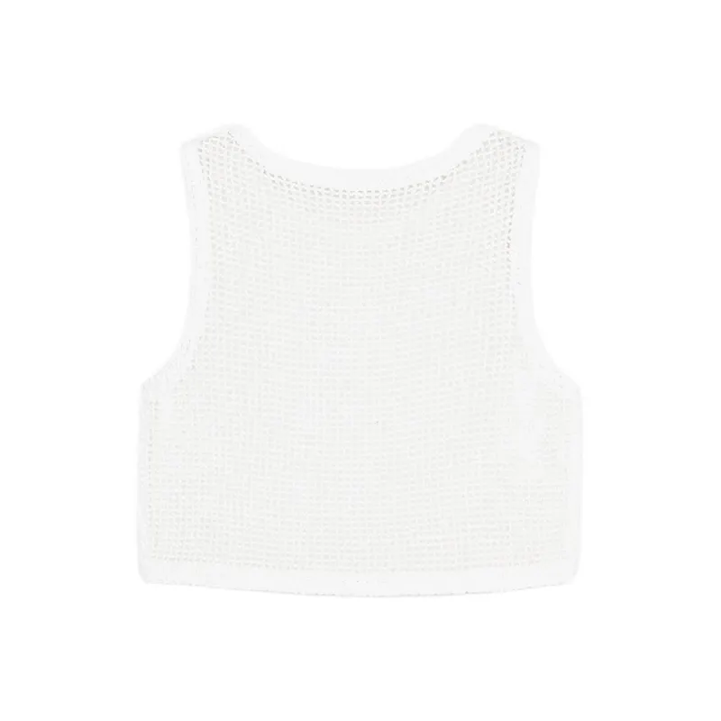 ZARA Tank Tops Women's White-1